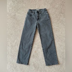 Madewell, Perfect Vintage Straight Jean, Size 24 petite